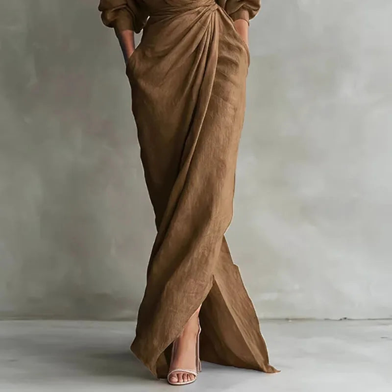 Fiorella - vestito maxi stile bohemien