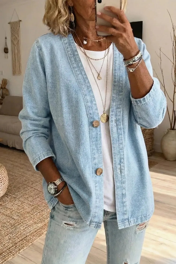 Camicetta da donna in denim