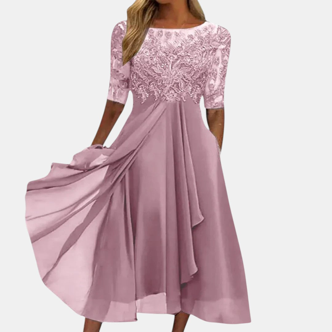 Kara | Abito Elegante in Pizzo
