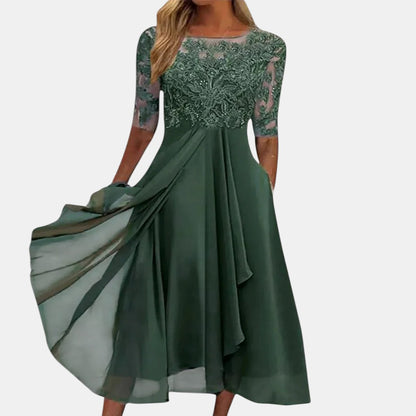 Kara | Abito Elegante in Pizzo