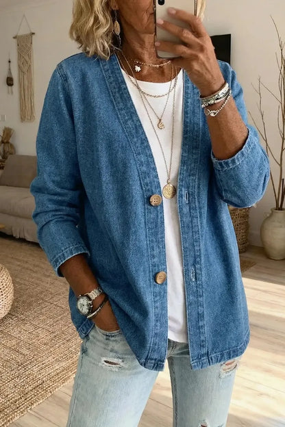 Camicetta da donna in denim