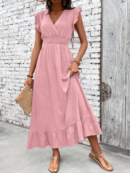 Vanessa - vestito con collo a V