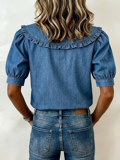 Ambra - camicetta in denim