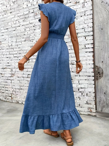 Vanessa - vestito con collo a V