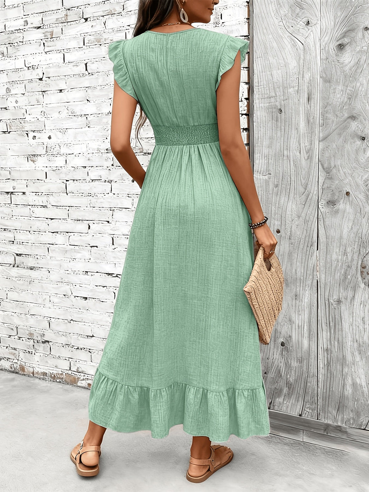 Vanessa - vestito con collo a V