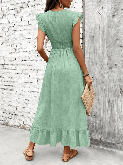 Vanessa - vestito con collo a V